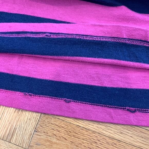 La Senza Vintage Y2K Sequin Pyjama Top Pink and Black Stripe Size Small - Picture 5 of 7